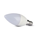 Bombilla LED V-TAC - Samsung - Vela - Soporte E14 -IP20 - Blanca - 5.5W- 470 Lumens - 6400K-extra-7.webp