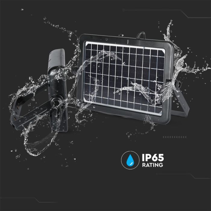 Proyector con panel solar V-TAC - Almohadilla Doble Desmontable - IP65 Impermeable - 10W - 1100 Lumens - 4000K-extra-8.webp