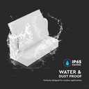 Aplique LED giratorio V-TAC - Impermeable IP65 - Blanco - 17W - 2520 Lúmenes - 3000K-extra-8.webp