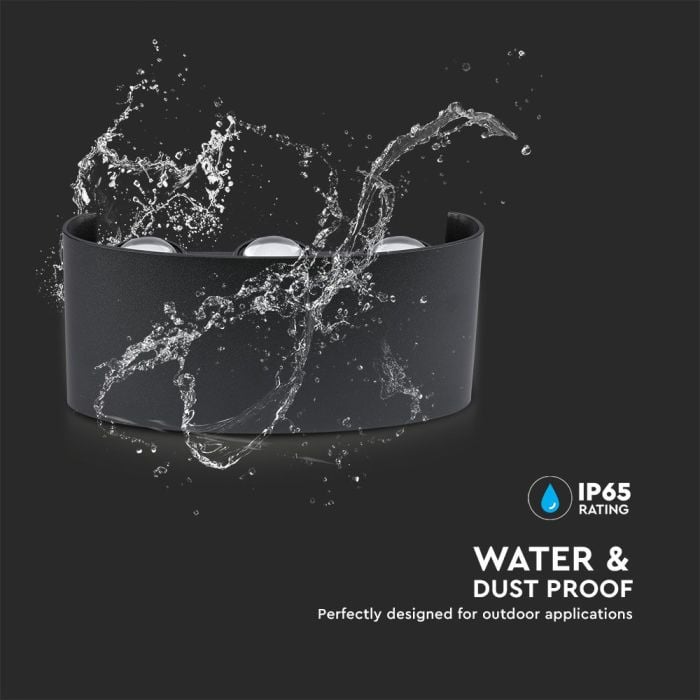 V-TAC Aplique LED Semi Ovalado - Bridgelux - Blanco - IP65 Estanco - 5W - 630 Lumens - 3000K-extra-8.webp