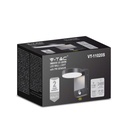 Aplique LED giratorio V-TAC - Sensor PIR - Impermeable IP65 - Negro -17W - 2480 Lumens - 3000K-extra-3.webp