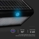 Aplique Solar V-TAC - IP65 Impermeable - Negro - 8W - 850 Lumens - 4000K-extra-6.webp