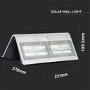 Aplique Solar V-TAC - IP65 Estanco - Blanco - 8W - 850 Lumens - 4000K-extra-6.webp