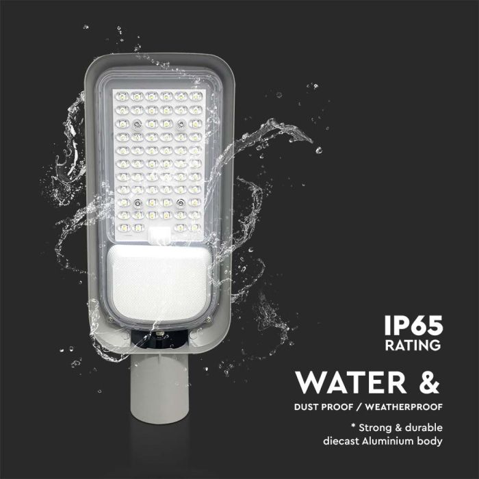 Farola LED Slim - IP65 Impermeable - Negra - 100W - 8700 Lúmenes - 6500K-extra-6.webp