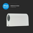 V-TAC Aplique Exterior - UP - Down - Accesorios de Pared - Soporte GU10 - IP44 - Blanco-extra-7.webp