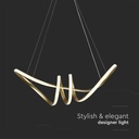 V-TAC Luz de Techo de Diseño - IP20 - Oro Champagne - 24W - 3240 Lumens - 3000K-extra-5.webp