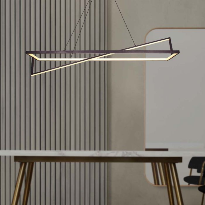 V-TAC Lámpara de techo de diseño - IP20 - Negra - 45W - 4470 Lumens - 3000K-extra-2.webp