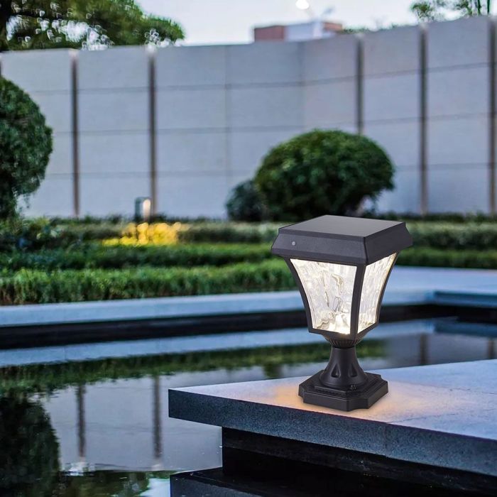 V-TAC Lámpara Solar de Pie - IP65 Impermeable - Negro Mate - 2W - 110 Lumens - 3IN1-extra-2.webp