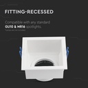 Foco LED V-TAC - Empotrable - GU10 - IP20 - Blanco-extra-4.webp