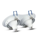 V-TAC LED Aro redondo - Empotrable - GU10 - IP20 - Blanco-extra-6.webp