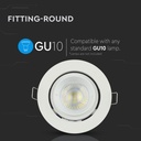 V-TAC LED Aro - Zoom Fitting - GU10 - IP20 - Blanco-extra-3.webp