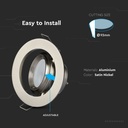 V-TAC LED Aro - Accesorio Zoom - GU10 - IP20 - Níquel satinado-extra-4.webp