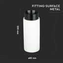 V-TAC Aro de yeso LED - Accesorios de superficie - GU10 - IP20 - Blanco + Gun Black-extra-3.webp