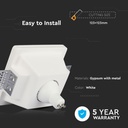 V-TAC LED Aro de yeso redondo- Empotrable - GU10 - IP20 - Blanco-extra-4.webp