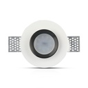 V-TAC LED Aro de yeso redondo - Empotrable - GU10 - IP20 - Blanco + Negro-extra-5.webp