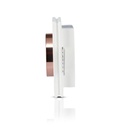 V-TAC Aro de yeso cuadrado LED - Empotrable - GU10 - IP20 - Blanco + Oro rosa mate-extra-6.webp