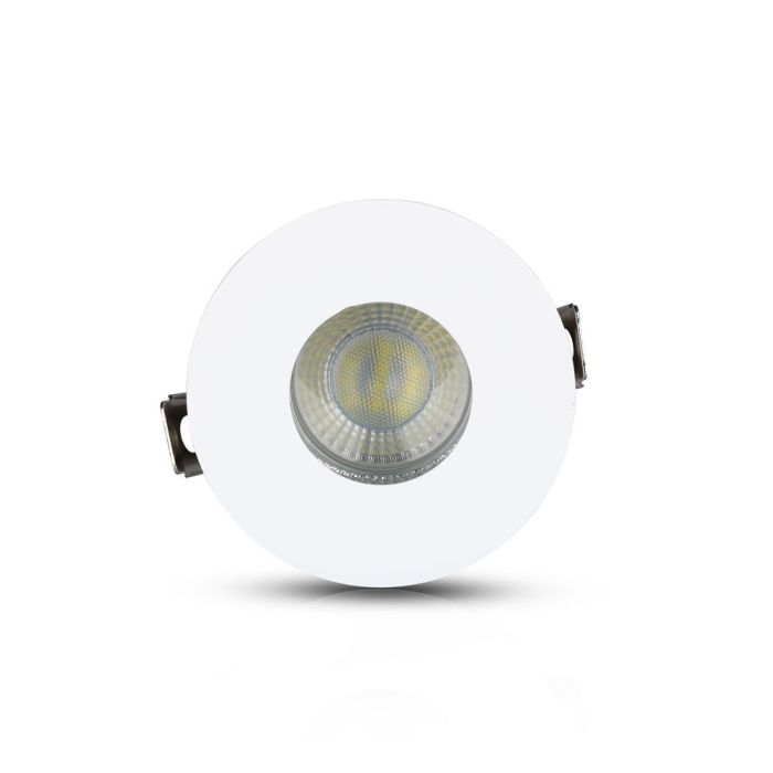V-TAC LED Aro redondo - Empotrable - GU10 - IP20 - Blanco + Cromo-extra-5.webp