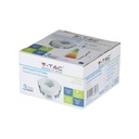 V-TAC LED Aro redondo - Empotrable - GU10 - IP20 - Blanco + Cromo-extra-9.webp