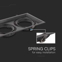 V-TAC LED Aro - Accesorios AR111 - IP20 - Negro-extra-5.webp