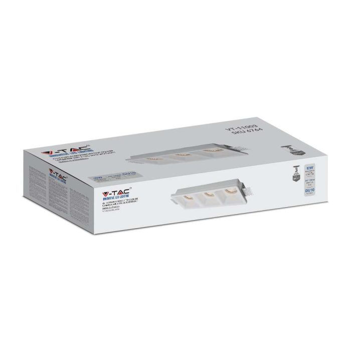 Foco LED V-TAC - Empotrable - GU10 - IP20 - Blanco-extra-4.webp