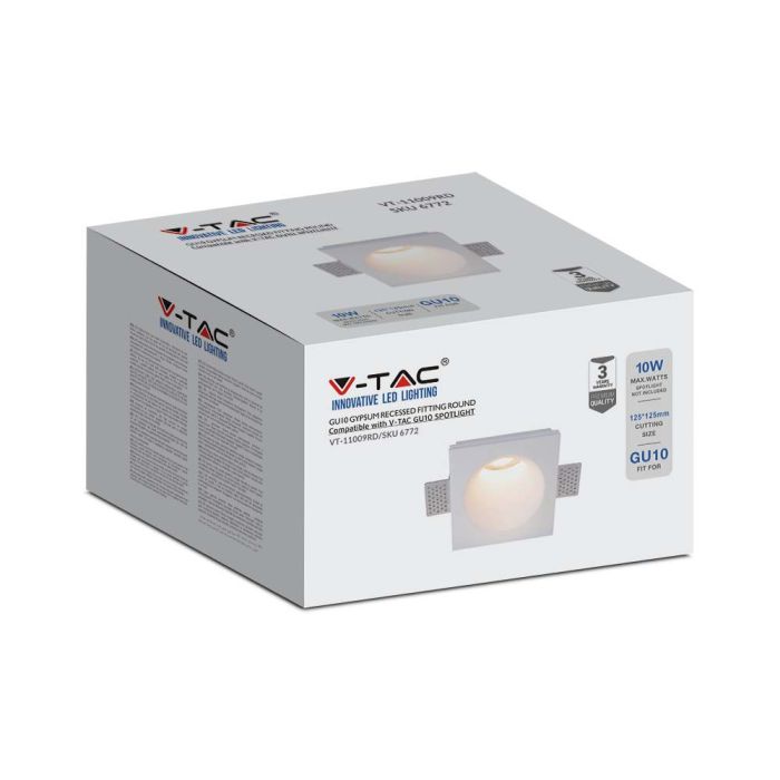 Foco LED V-TAC - Empotrable - GU10 - IP20 - Blanco-extra-5.webp