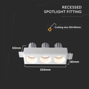 Foco LED V-TAC - Empotrable - GU10 - IP20 - Blanco-extra-2.webp