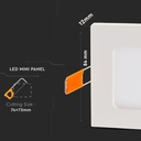 Mini panel LED cuadrado V-TAC - Serie Premium - IP20 - Blanco - 3W - 210 Lúmenes - 6400K-extra-3.webp