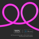 V-TAC Tira de Luz LED - Neon Flex - IP20 - Código de Color: Rosa - Precio/1m (Rollo 10m)-extra-7.webp