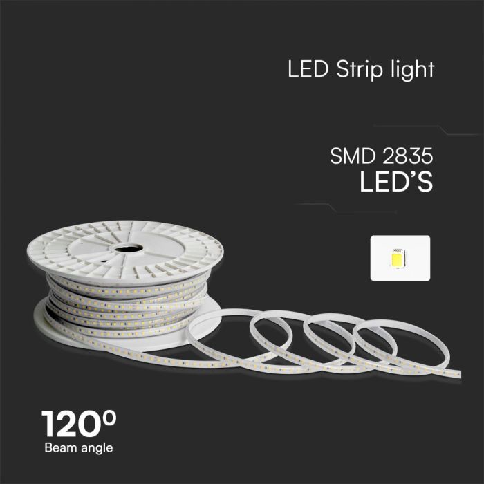 Tira de luz LED V-TAC - 220V - IP65 Impermeable - Código de color: Azul - Rollo de 50m-extra-4.webp