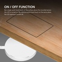 V-TAC Tiras de Luz LED - Accesorios - Interruptor Táctil Dimmer - Blanco-extra-5.webp