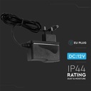 Tiras de luz LED V-TAC - Accesorios - Fuente de alimentación de plástico - IP44 - Negro - 18W-extra-1.webp