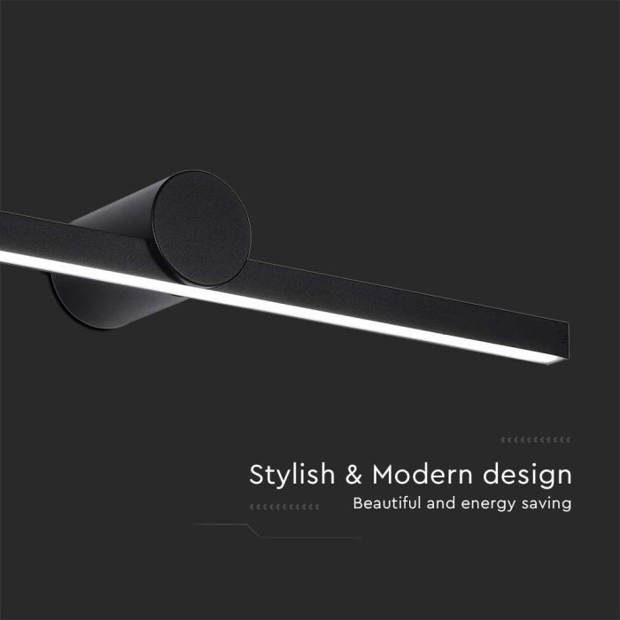 V-TAC LED Luz Espejo Pared - IP65 Impermeable - Negro - 10W - 1530 Lumens - 4000K-extra-3.webp