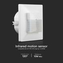 Sensor de movimiento por infrarrojos V-TAC - IP20 - Blanco-extra-3.webp
