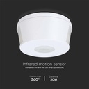 Sensor de movimiento por infrarrojos V-TAC - IP20 - Blanco-extra-3.webp