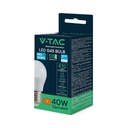 Bombilla LED V-TAC - Samsung - Golf - Soporte E27 - IP20 - Blanca - 4.5W - 470 Lumens - 4000K-extra-6.webp