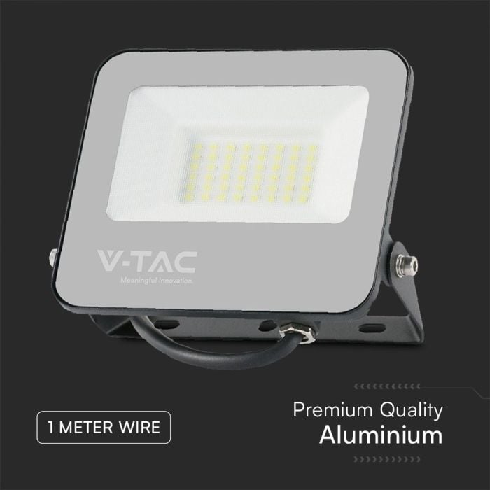 Proyector LED V-TAC - Serie Slimline - 160lm/w - IP65 Estanco - Cuerpo Negro - 30W - 4800 Lumens - 6500K-extra-8.webp