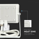 Proyector LED giratorio V-TAC - Samsung - Sensor PIR - Impermeable IP65 - Blanco - 30W - 2400 Lúmenes - 6400K-extra-7.webp