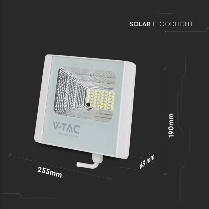Proyector Solar V-TAC - Impermeable IP65 - 1050 Lumens - 6400K-extra-3.webp