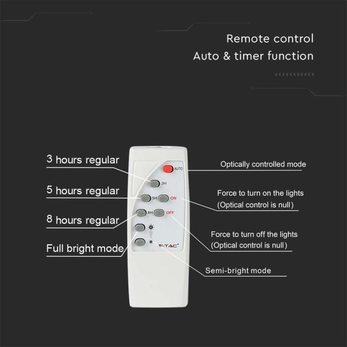 Proyector Solar V-TAC - IP65 Estanco - 3100 Lúmenes - 4000K-extra-7.webp
