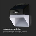 V-TAC Sensor Solar Luz de Pared - IP65 Impermeable - Negro + Blanco - 2W - 200 Lumens - 4000K - Pack de 4-extra-5.webp