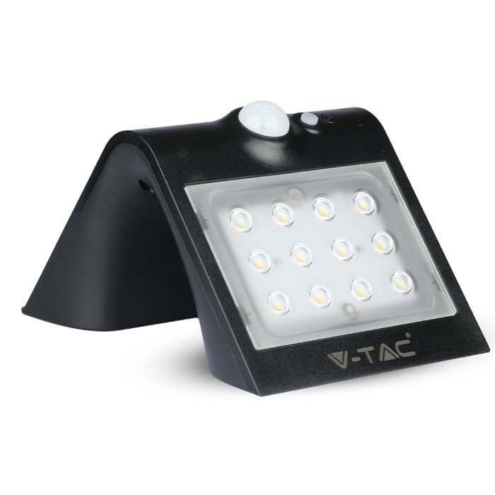 Aplique Solar V-TAC - IP65 Impermeable - Negro - 1.5W - 220 Lumens - 4000K - Pack de 4-extra-7.webp