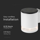 Aplique Solar V-TAC - IP44 - Cuerpo Blanco - 70 Lumens - 3000K - Pack de 2-extra-5.webp