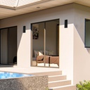 Aplique LED rectangular V-TAC - 140lm/w - IP65 Estanco - Negro - 8W - 1120 Lumens - 4000K-extra-2.webp