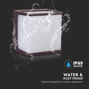 V-TAC LED Aplique Cuadrado - Luces Exteriores - IP65 Impermeable - Cuerpo Marrón - 8W- 800 Lumens - 4000K-extra-5.webp