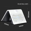 Aplique Solar V-TAC - IP65 Estanco - Blanco - 3W - 400 Lumens - 4000K + 3000K-extra-6.webp