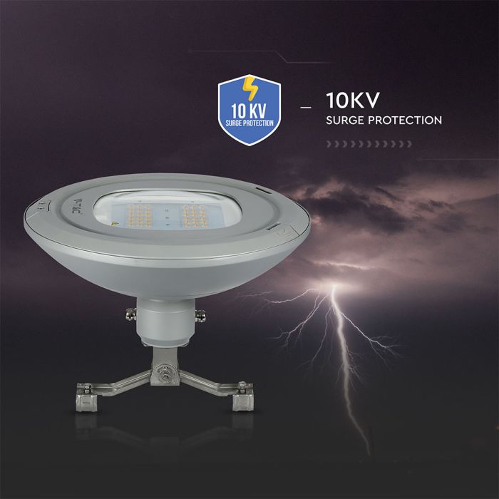 V-TAC LED Farola - Samsung - 130lm/w - IP65 Impermeable - Gris - 100W - 13000 Lúmenes - 4000K-extra-6.webp