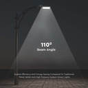 V-TAC LED Farola - Samsung - 100 Lumens - IP65 Impermeable - Gris - 100W - 10000 Lumens - 4000K-extra-3.webp