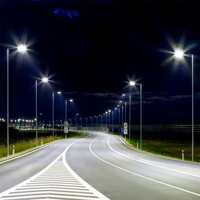 V-TAC LED Farola Ajustable - Samsung - IP65 Impermeable - Gris - 100W - 11000 Lúmenes - 6500K-extra-2.webp