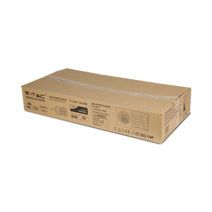 V-TAC LED Farola - Samsung - 140lm/w - IP65 Impermeable - Gris - 120W - 16800 Lumens - 5700K-extra-5.webp