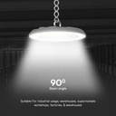 V-TAC LED Campana - Serie UFO - 90° - IP65 Estanco - 100W - 8300 Lumens - 3IN1-extra-7.webp